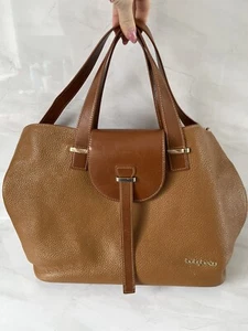 Babybeau Tan Leather Babh Changing Bag With Accessories Baby Beau Handbag - Picture 1 of 22