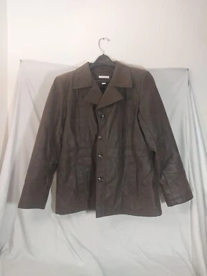 Dress Barn Women's XL Faux Vegan Leather Jacket - Image 1 of 4