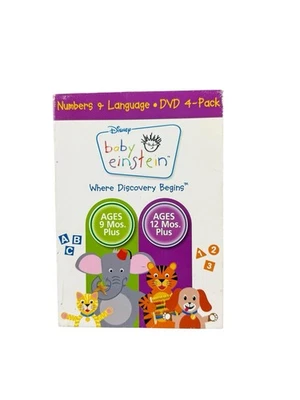 Disney's Baby Einstein 4 Pack DVD's Music,Numbers, Fun, Early Learning - Image 1 of 4