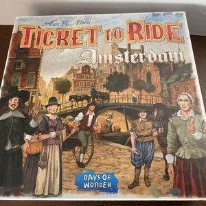 Ticket to Ride Amsterdam Board Game by Days of Wonder open box complete - Picture 1 of 14