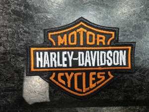 Harley Davidson Motorcycles 3.75" Iron /Sew On Embroidered Patch - Picture 1 of 3