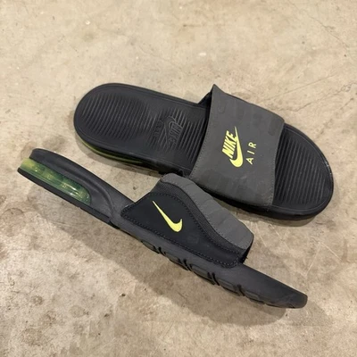 Sandalias Nike Air Max Camden Slide Gris Verde Voltio Para Hombre Talla 11 Cómodas Toboganes Foto 1 de 4