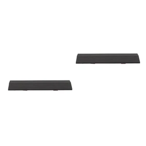 Paquete de 2 rampas de vehículo de 4 pasos de vacío de entrada de goma para el hogar - Imagen 1 de 12