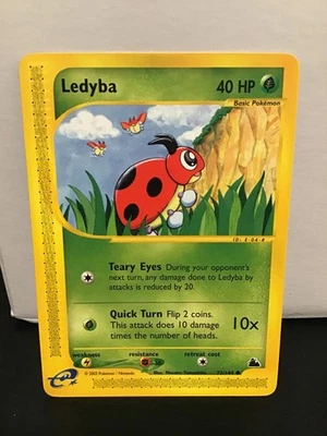 Ledyba 72/144 Pokemon Skyridge Common - Image 1 of 2
