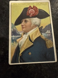 1911 Pan Handle Scrap Gen. Anthony Wayne Men Of History Trading Card  - Picture 1 of 2