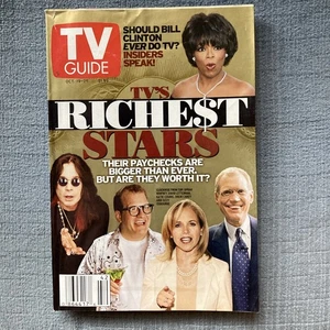 TV Guide October 19-25, 2002: TV's Richest Stars - Picture 1 of 3
