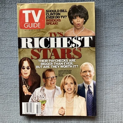 TV Guide October 19-25, 2002: TV's Richest Stars - Image 1 of 3