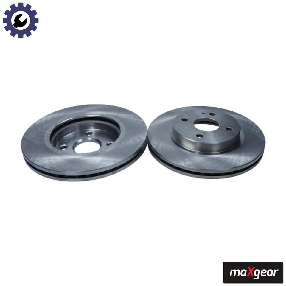 2x BRAKE DISC 19-2385 FOR MAZDA FORD ZJ-46/VE 1.3L Y404 1.4L Y661/Y655 1.6L 4cyl - Image 1 of 4
