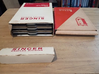 singer graflex  Camera Holders 5x9 Riteway 1284 Three Pack Lisco Cut Film Holder - Image 1 of 4