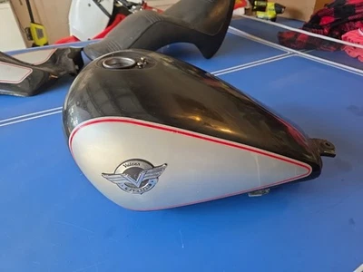 95 96 KAWASAKI VULCAN 500 EN500 LTD OEM TANQUE DE GASOLINA DEPÓSITO DE GASOLINA ABOLLADO Foto 1 de 4