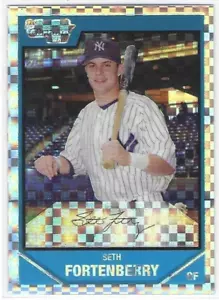 2007 Bowman Chrom Prospects *X-Fractor* #BC49 Seth Fortenberry - Seriennummer #/275 - Bild 1 von 2