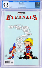 Eternals #1 CGC 9.6 (Mar 2021, Marvel) Skottie Young Variant Cover, Sersi Ikaris