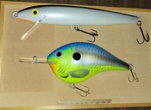 Vintage Collectible Giant Rapala Giant DT Display Lure Lot Rare Limited Editions