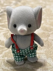 Calico Critters Sylvanian Families Ellwoods Elephant Boot Brother Figure - Picture 1 of 10