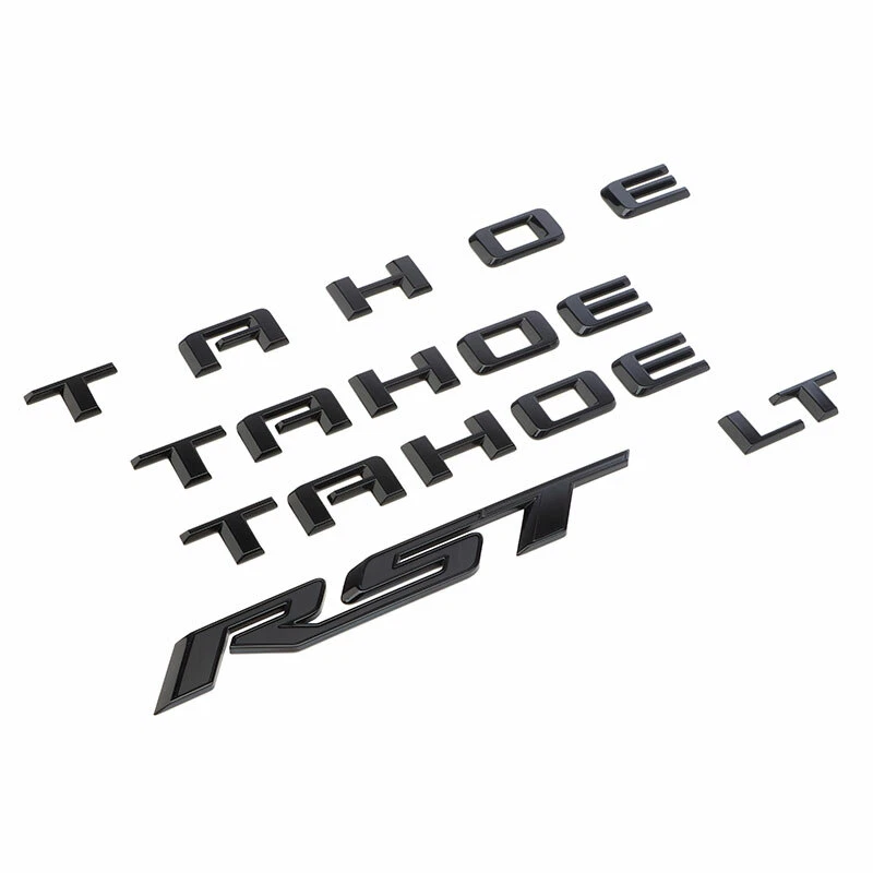 2021-2024 Chevrolet Tahoe Blackout Emblem Kit 86533386 RST / LT Genuine OEM GM - Image 1 of 1