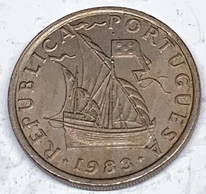 # C4273 PORTUGAL COIN, 5 ESCUDOS 1983 - Picture 1 of 2