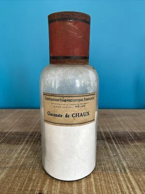 Pot A Pharmacie Apothicaire 19em Verre Soufflé Cabinet De Curiosité  - Photo 1/4