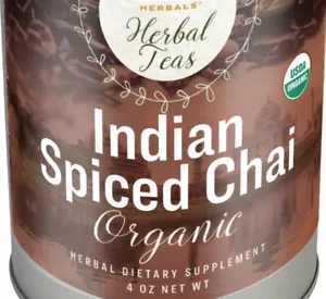 INDIAN SPICED CHAI TEA - USDA Certified Organic Herbal Blend Teas USA - Picture 1 of 4