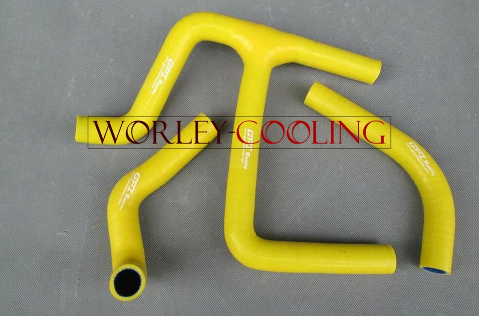 YELLOW SILICONE RADIATOR Y HOSE KIT for SUZUKI RMZ450 RMZ 2008 2009 2010 08-10 Foto 1 de 1