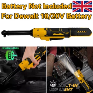 For Dewalt 18V 21V Battery Cordless Ratchet Wrench, 3/8 inch Brushless Body Only - Picture 1 of 13