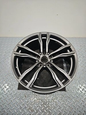 RUEDA DELANTERA BMW 612M GENUINA OEM ALEACIÓN X5M X6M F85 F86 2284652 EN GRIS CARBONO Foto 1 de 4