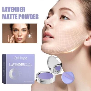 Polvo de maquillaje de lavanda en polvo mate ajuste de control de aceite Z3G7 - Imagen 1 de 17