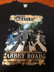 AWESOME!! THE BEATLES ABBEY ROAD T-Shirt Print X-LARGE Pre-owned  - Picture 1 of 4