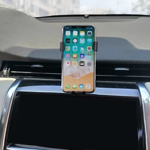 für Land Rover Discovery Sport 2020-2023 Schwarz Luftauslass Telefon Halterung - Picture 1 of 7