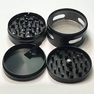 2.5 Inch Large Metal Herbal Herb Spice Tobacco Grinder Chromium Crusher - Picture 1 of 7
