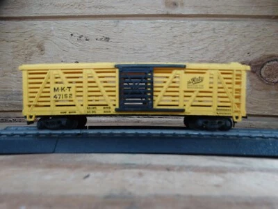 Coche de ganado ferrocarril puerta corredera Katy MKT 47152 TYCO HO escala 41' Foto 1 de 4