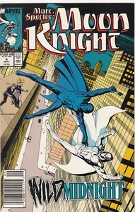 MARC SPECTOR: MOON KNIGHT #4 NMINT MARVEL 1989 NEWSSTAND 1st App. MIDNIGHT ๐๏ธ - Picture 1 of 2