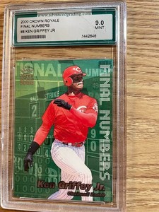 2000 Pacific Crown Royale Final Numbers Ken Griffey Jr. #8