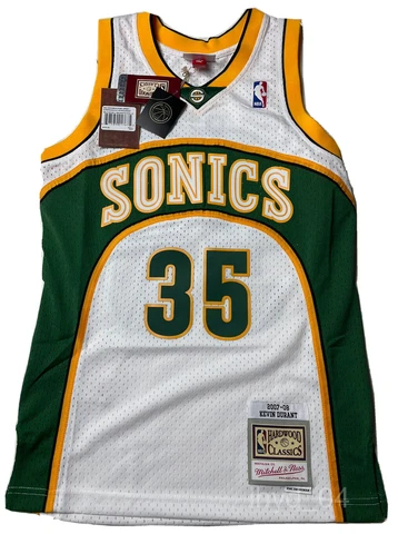 MITCHELL & NESS SEATTLE SUPERSONICS S KEVIN DURANT JERSEY DS SWINGMAN NBA HWC Cover