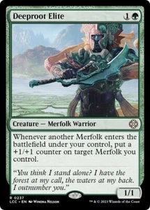 DEEPROOT ELITE mtg NM Commander Lost Caverns of Ixalan Rare - Picture 1 of 1