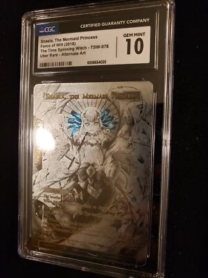 Shaela, mermaid princess TSW UBER CGC 10 gem mint Force of Will FOW not psa/bgs - Image 1 of 4
