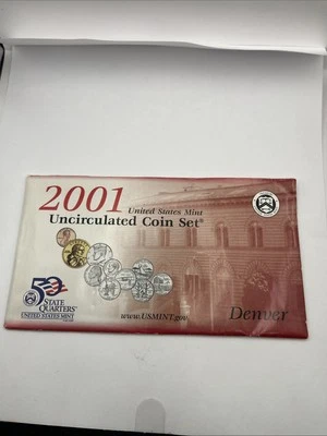 United States Mint 2001 D Denver Uncirculated Coin Set - Image 1 of 4