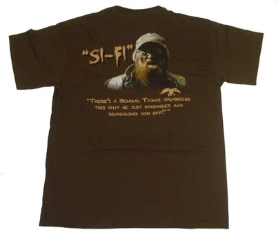 Duck Commander DCSHIRTSIFI-2X 2X Duck Dynasty T Shirt Chocolate Brown - Image 1 of 4