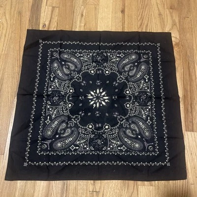 Nike Air Jordan Travis Scott Cactus Jack Black Phantom Black Bandana - Image 1 of 3