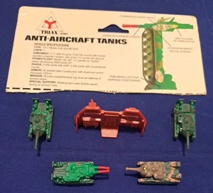 Vintage 1989 Kenner Mega Force Triax Army Anti-Aircraft Tanks Set - Picture 1 of 11