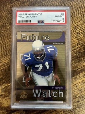 1997 SP Authentic - Future Watch Walter Jones #6 (RC) - Image 1 of 2