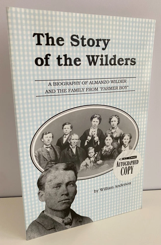 Story of Wilders Biography of Almanzo "Farmer Boy" SIGNED ANDERSON Laura Ingalls - Image 1 of 4