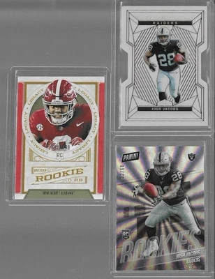 2019 Obsidian Josh Jacobs Pitch Black Die cut /7 + others - Image 1 of 2