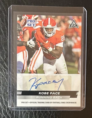Kobe Pace Autograph Auto RC Rookie Pro Set 2022 #PSA-KP1 Leaf - Image 1 of 2