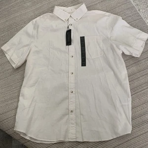 Banana Republic Shirt Mens Size Large Summer Weight Short Sleeve Button Up NEW - Picture 1 of 7