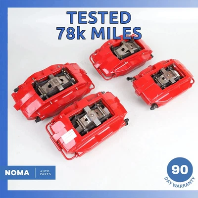 03-06 Jaguar X100 XKR Front & Rear Side Brembo Brake Caliper Set of 4 OEM 78k - Image 1 of 4