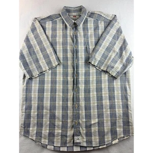 Camicia Levi's a quadri manica corta con bottoni casual da uomo taglia L - Foto 1 di 9