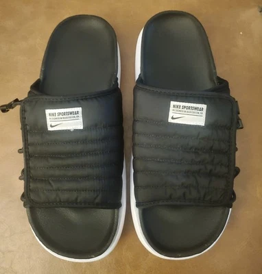 Sandalias Nike Asuna 2 Slides para hombre - talla US 12 (gris oscuro/negro/blanco) Foto 1 de 4