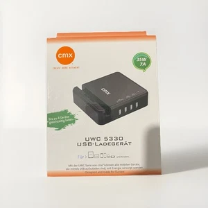 Z31) CMX UC 5330 Chargeur USB 4 Compartiments Adaptateur Neuf - Photo 1/4