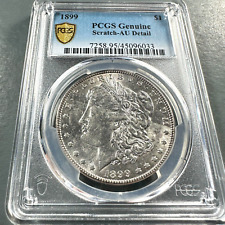 1899 $1 Morgan Silver Dollar, PCGS AU Details (79252)