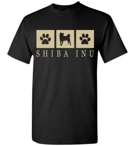 Shiba Inu Silhouette T-Shirt Tee - Mens, Womens, Youth, Tank, Short, Long Sleeve - Picture 1 of 7